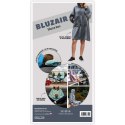 Bluzair Bluza Koc z Kapturem XXL Ciepła Bordo 4w1 Froster