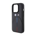 BMW Stamped Tricolor Stripe - Etui iPhone 15 Pro Max (czarny)