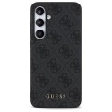 Guess 4G Metal Gold Logo - Etui Samsung Galaxy S24 FE (szary)