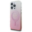 Guess IML Glitter Gradient MagSafe - Etui iPhone 16 Pro Max (różowy)