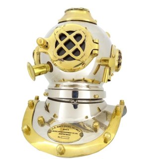 Mosiężny Hełm Nurka DIVER 20cm - Replika US Navy - DH93