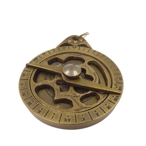 Astrolabium Brelok Mosiężny KR105 - Miniaturowy Instrument Astronomiczny