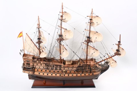 Ekskluzywny Model Statku San Felipe - 92cm - Rozwinięte Żagle - SF80R
