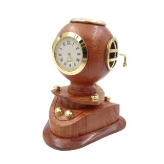 Mały Hełm Nurka Retro z Zegarem - Dekoracja - NC1220