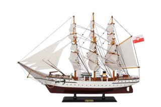 Model Żaglowca Dar Pomorza 80cm - DARPOM80 - Biała Fregata