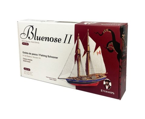 Bluenose II - Drewniany Model Szkunera do Sklejania - Skala 1:135