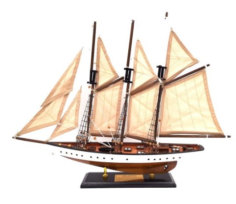 Model Szkunera Atlantic - Drewniany 3-Masztowiec - ATL3
