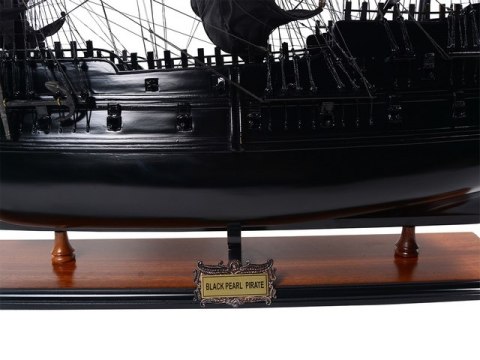 Ekskluzywny Model Żaglowca Czarna Perła - Rozwinięte Żagle - BP40R