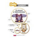 Baby Sheriff - Śliniak z rękawami Baby Gadgets