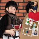 Konik na kiju z kantarem - Hobby Horse Skippi - Gniady - A3 - prezent Skippi