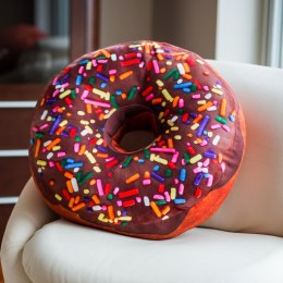 Poduszka Gigantyczny Donut Pączek pufa siedzisko Froster