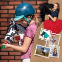 Skippi Hobby Horse w czarne łaty - duży koń na kiju - kantar w zestawie Skippi