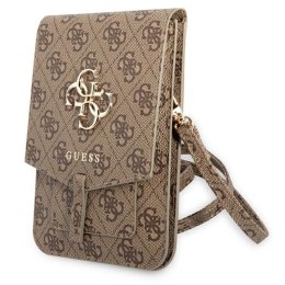 Guess 4G Big Metal Logo Phone Bag - Torba z przegrodą na smartfona (brązowy)