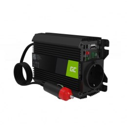 Green Cell - Przetwornica napięcia Inwerter PRO 12V na 230V 150W/300W Modyfikowana sinusoida