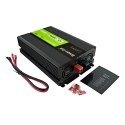 Green Cell - Przetwornica napięcia PowerInverter z wyświetlaczem LCD 12V na 230V 2000W/4000W Czysta sinusoida