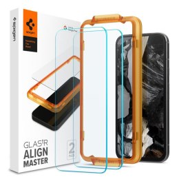 Spigen Alm Glas.TR 2-Pack - Szkło hartowane do Google Pixel 8A (2 szt.) (Przezroczysty)