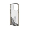 Karl Lagerfeld Liquid Glitter Choupette - Etui iPhone 15 Pro Max (przezroczysty)