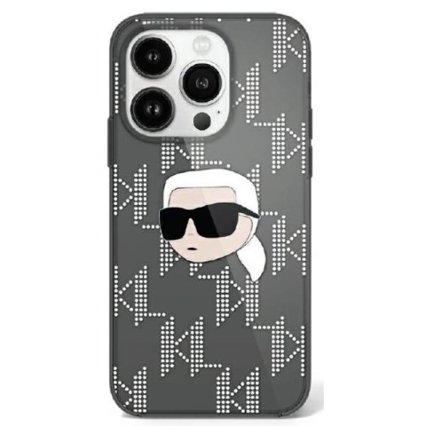 Karl Lagerfeld IML Karl Head Electroplated - Etui iPhone 16 (czarny)