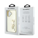 Karl Lagerfeld Metal Signature - Etui iPhone 16 (złoty)