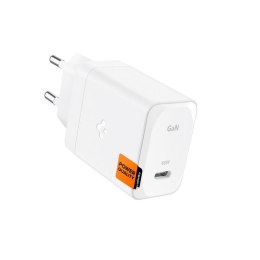 Spigen ArcStation Pro GaN-651 - Ładowarka sieciowa USB-C PD 3.0 PPS 65W + kabel USB-C (Biały)