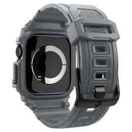 Spigen Rugged Armor Pro - Pasek z obudową do Apple Watch 10 46 mm (Dark Grey)