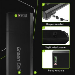 Green Cell - Bateria do roweru elektrycznego E-Bike z ładowarką 36V 12Ah 432Wh Li-Ion 5.5x2.1mm