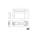 Green Cell - Bateria do roweru elektrycznego E-Bike z ładowarką 36V 15Ah 540Wh Li-Ion 5.5x2.1mm