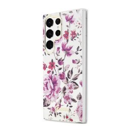 Guess Flower Collection - Etui Samsung Galaxy S23 Ultra (biały)