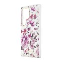 Guess Flower Collection - Etui Samsung Galaxy S23 Ultra (biały)