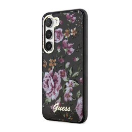 Guess Flower Collection - Etui Samsung Galaxy S23 (czarny)