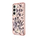 Guess Flower Collection - Etui Samsung Galaxy S23 (różowy)