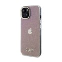 Guess IML Faceted Mirror Disco Iridescent - Etui iPhone 15 (różowy)