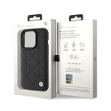 BMW Leather Quilted - Etui iPhone 15 Pro Max (czarny)