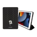 Karl Lagerfeld Folio Magnet Allover Saffiano Monogram NFT Ikonik - Etui iPad 10.2" (2021-2019) (Czarny)