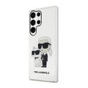 Karl Lagerfeld IML Glitter NFT Karl & Choupette - Etui Samsung Galaxy S23 Ultra (przezroczysty)