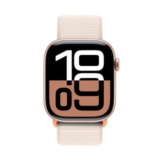 Crong Nylon - Pasek sportowy do Apple Watch 38/40/41/42 mm (Starlight)