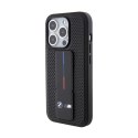 BMW Grip Stand Smooth & Perforated - Etui iPhone 15 Pro Max (czarny)