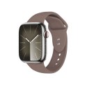 Crong Liquid - Pasek do Apple Watch 38/40/41/42 mm (brązowy)