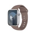 Crong Liquid - Pasek do Apple Watch 38/40/41/42 mm (brązowy)