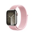 Crong Nylon - Pasek sportowy do Apple Watch 38/40/41/42 mm (Powder Pink)