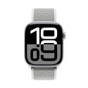 Crong Nylon - Pasek sportowy do Apple Watch 38/40/41/42 mm (Silver Grey)