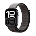 Crong Nylon - Pasek sportowy do Apple Watch 44/45/46/49 mm (Night Grey)