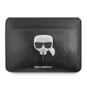 Karl Lagerfeld Ikonik Sleeve - Etui na notebook 16" (Czarny)