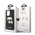 Karl Lagerfeld Silicone Ikonik Karl`s Head MagSafe - Etui iPhone 14 Pro Max (czarny)