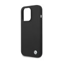 BMW Silicone Metal Logo - Etui iPhone 15 Pro Max (czarny)