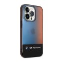 BMW Half Tricolor - Etui iPhone 14 Pro (czarny)