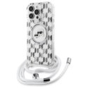 Karl Lagerfeld IML Crossbody Monogram Karl & Choupette Head MagSafe - Etui iPhone 16 Pro Max (przezroczysty)