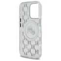 Karl Lagerfeld IML Monogram Karl & Choupette Head MagSafe - Etui iPhone 16 Pro (przezroczysty)