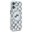 Karl Lagerfeld IML Monogram Karl & Choupette Head MagSafe - Etui iPhone 16 (przezroczysty)