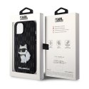 Karl Lagerfeld Saffiano Monogram NFT Choupette - Etui iPhone 14 (Czarny)